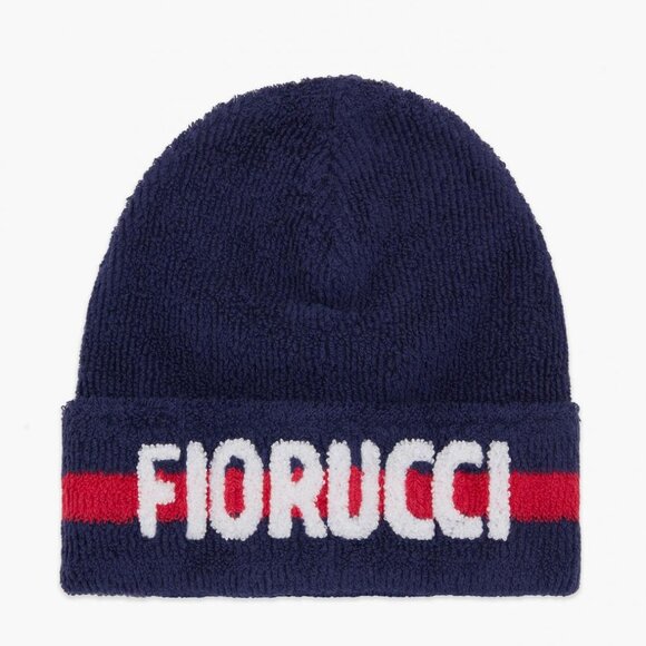 FIORUCCI Terry Logo Beanie Navy Discontinued Accessories